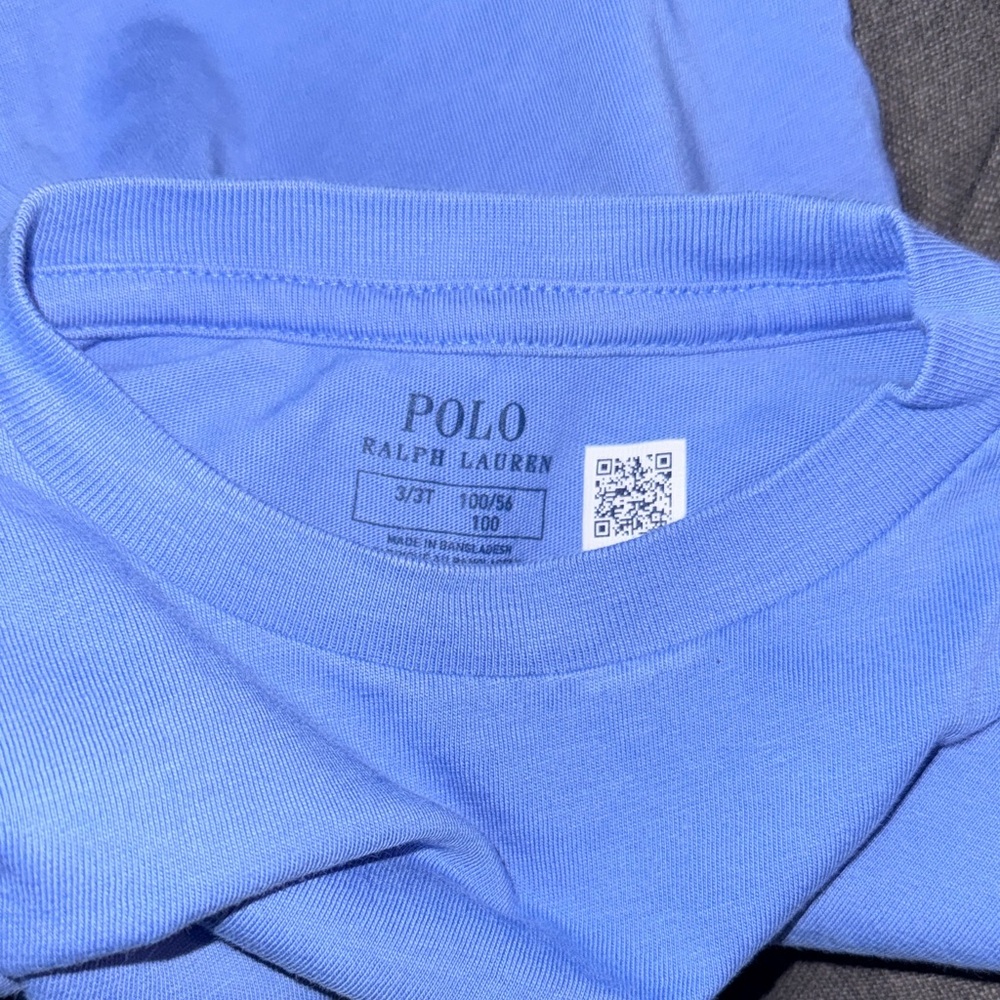 Polo by Ralph Lauren Kids Blue and Yellow Tee - Picture 3 of 3